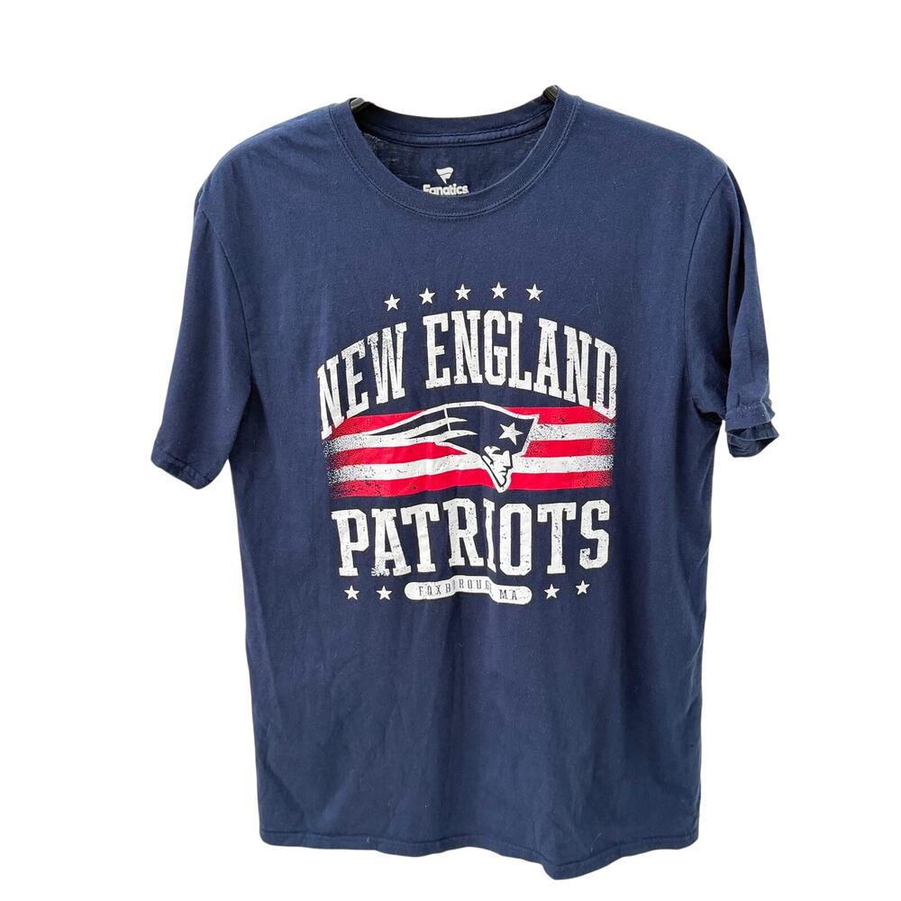 Fanatics New England Patriots Navy Blue NFL Football Graphic  T-Shirt